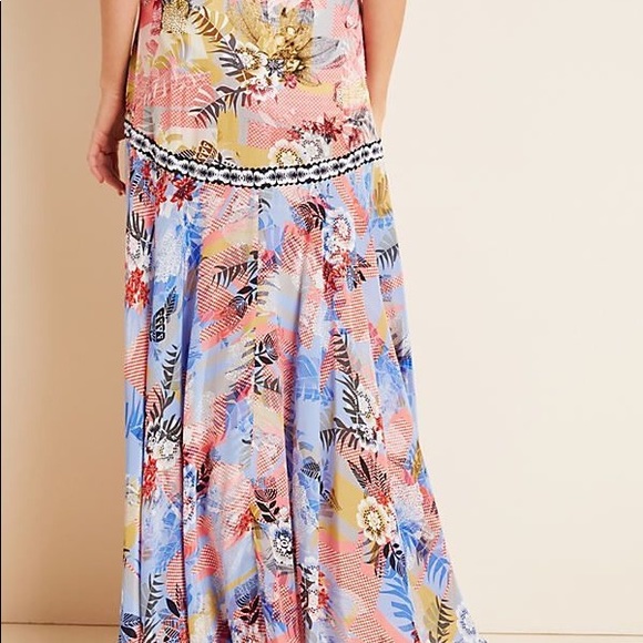 COPY - Brannigan by jyoti Taylor Embroided Maxi Skirt 8 - Picture 2 of 2